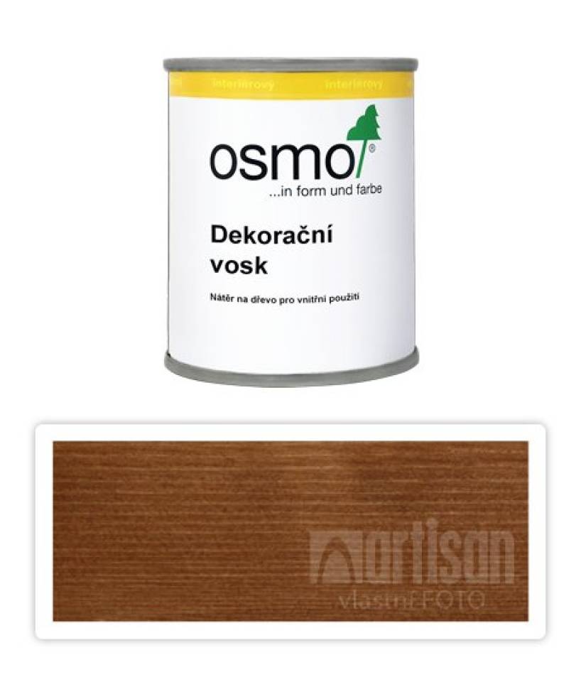 OSMO Dekorační vosk transparentní 0.125 l Zlatý javor 3123