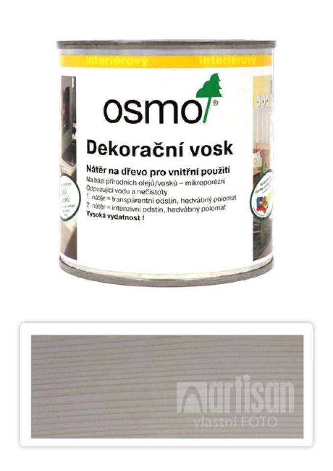 OSMO Dekorační vosk transparentní 0.375 l Bílý 3111