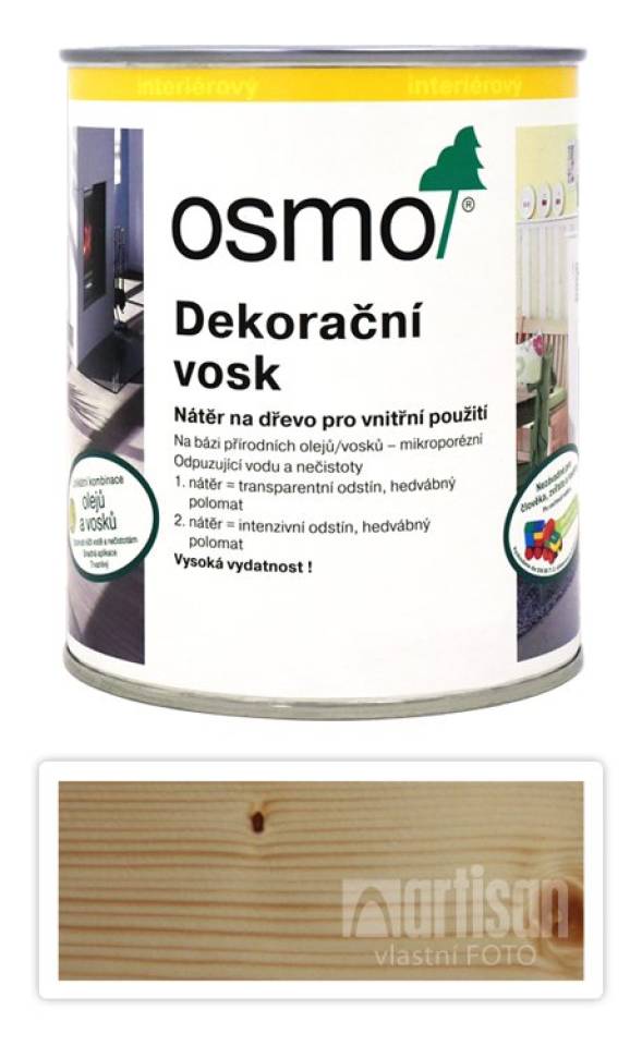 OSMO Dekorační vosk transparentní 0.75 l Bezbarvý 3101