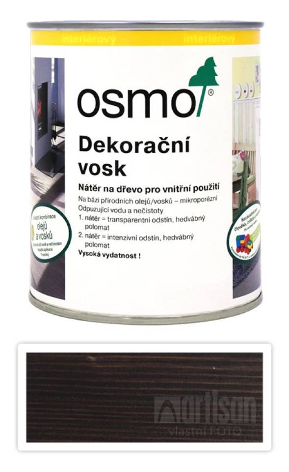 OSMO Dekorační vosk transparentní 0.75 l Eben 3161