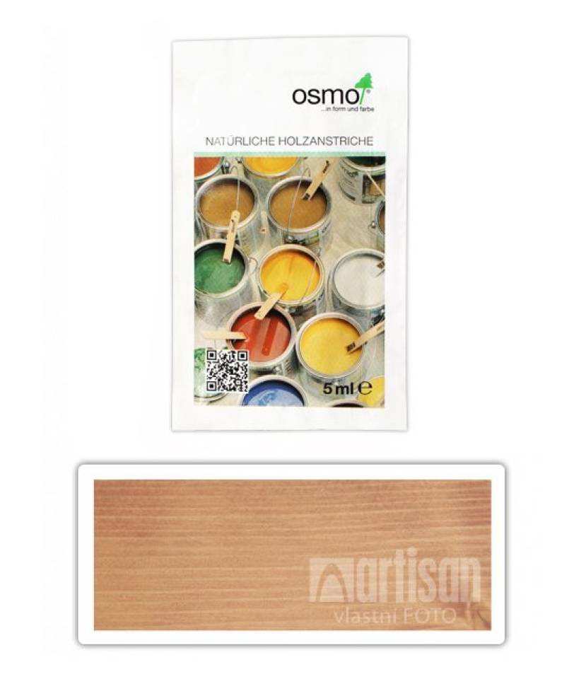 OSMO Jednorázová lazura HS 0.005 l Modřín 9236 vzorek