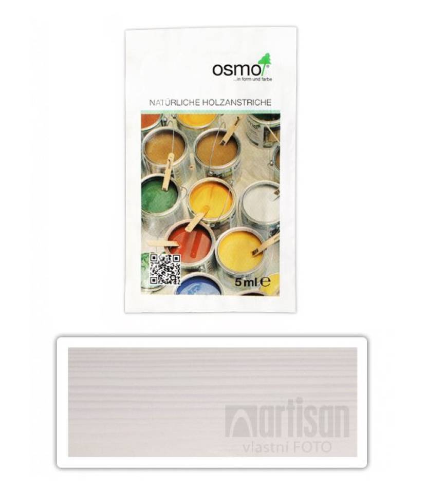 OSMO Jednorázová lazura HS 0.005 l Smrk bílý 9211 vzorek