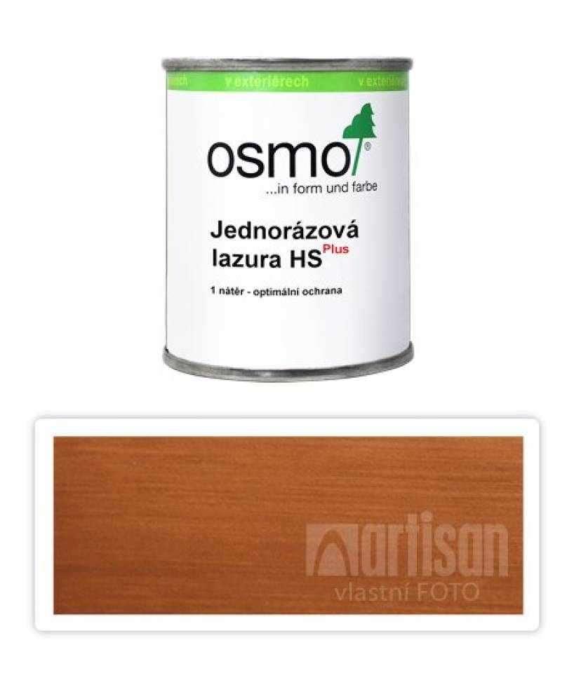 OSMO Jednorázová lazura HS 0.125 l Červený cedr 9235