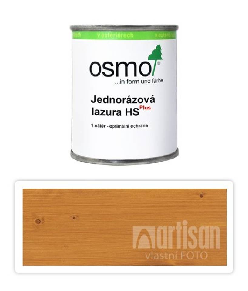 OSMO Jednorázová lazura HS 0.125 l Dub světlý 9206