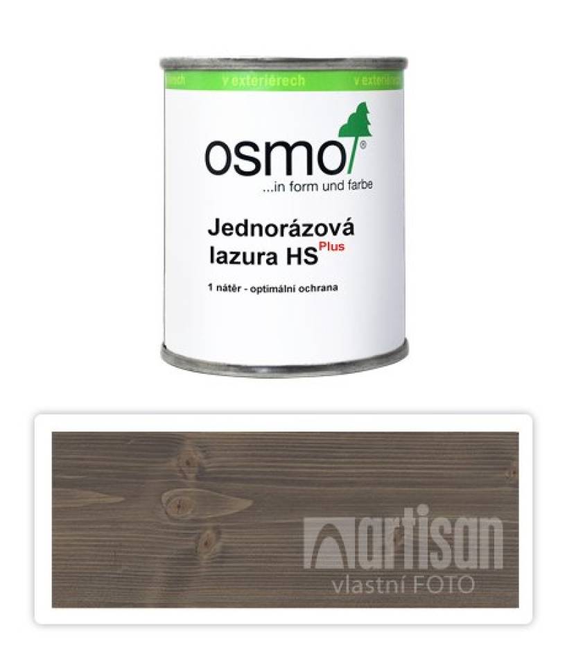 OSMO Jednorázová lazura HS 0.125 l Křemenně šedá 9207