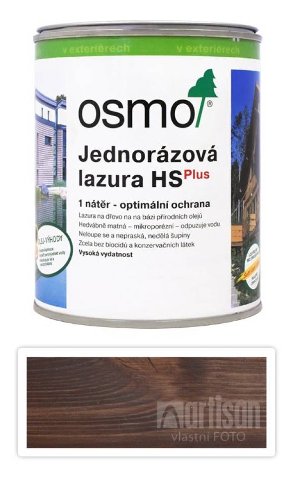 OSMO Jednorázová lazura HS 0.75 l Palisandr 9264
