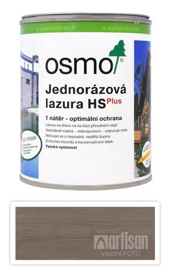 OSMO Jednorázová lazura HS 0.75 l Patina 9205