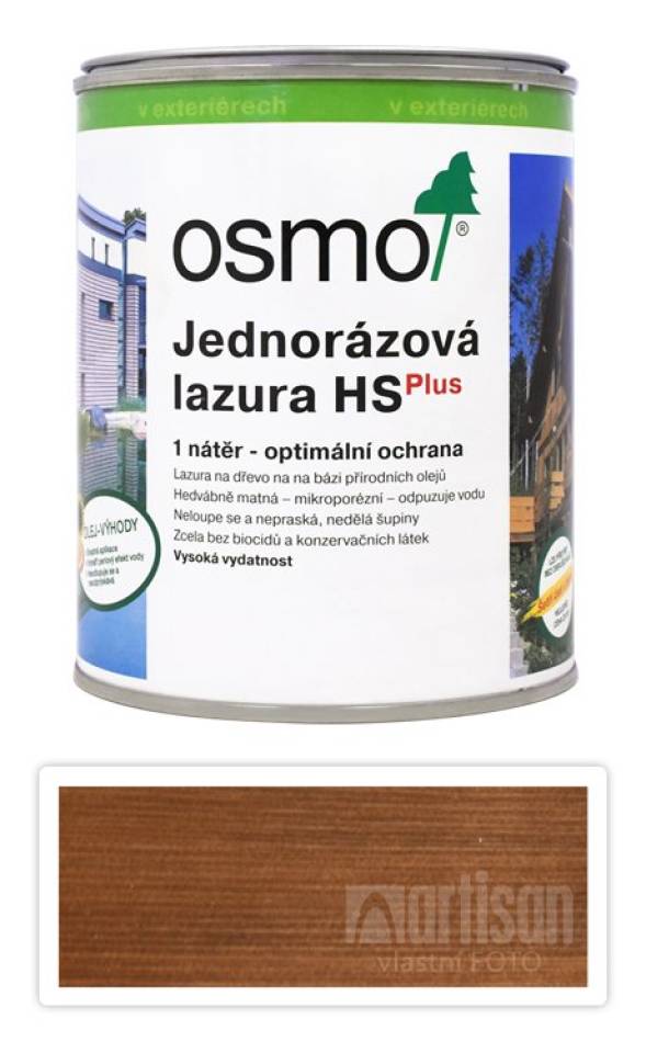OSMO Jednorázová lazura HS 0.75 l Teak 9262