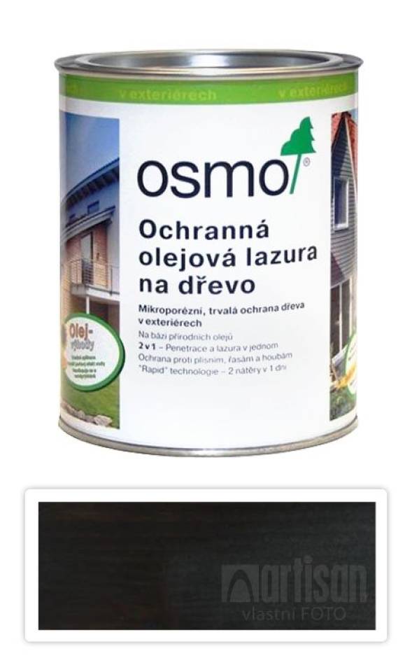 OSMO Ochranná olejová lazura 0.75 l Eben 712