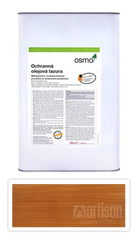 OSMO Ochranná olejová lazura 25 l Dub 706