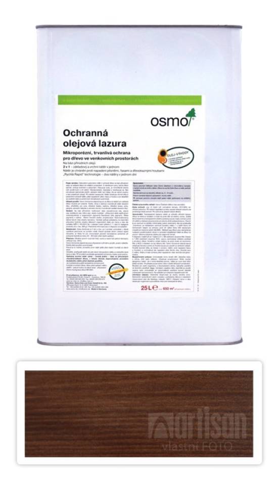 OSMO Ochranná olejová lazura 25 l Palisandr 727