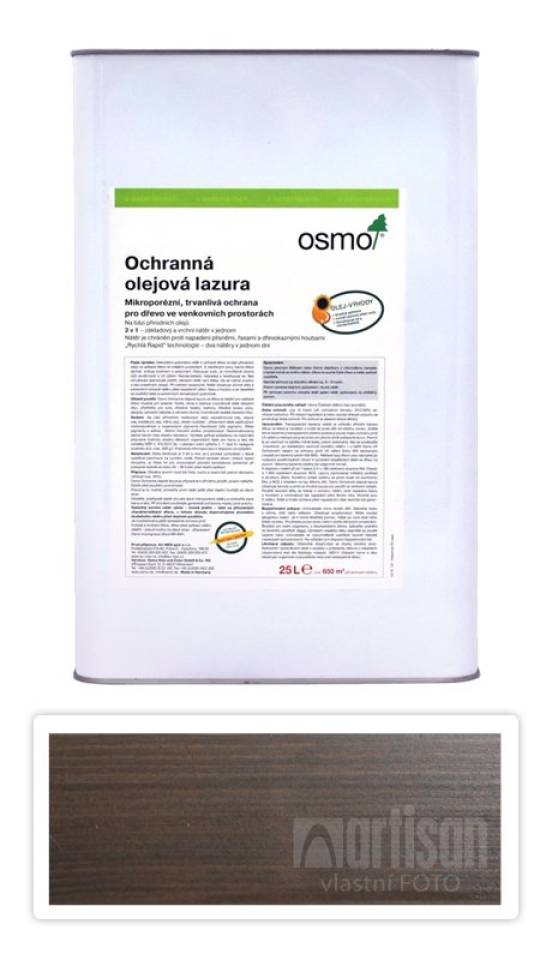 OSMO Ochranná olejová lazura 25 l Patina 905