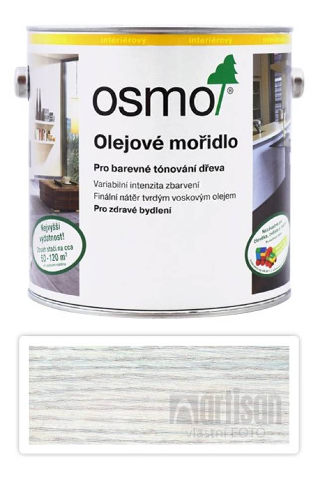 OSMO Olejové mořidlo 2.5 l Bílá 3501