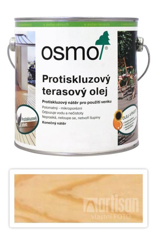 OSMO Protiskluzový terasový olej 2.5 l Bezbarvý 430