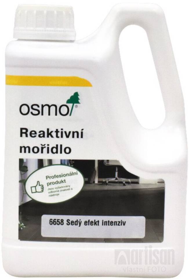 OSMO Reaktivní mořidlo na dubové dřevo 1 l Šedý effekt intenziv 6658