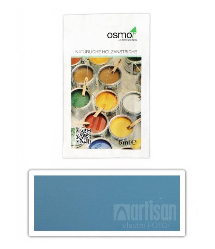OSMO Selská barva 0.005 l Holubí modř 2507 vzorek