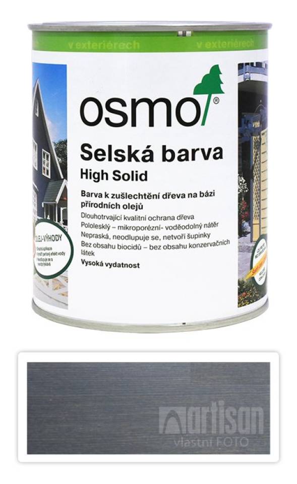 OSMO Selská barva 0.75 l Antracitově šedá 2716