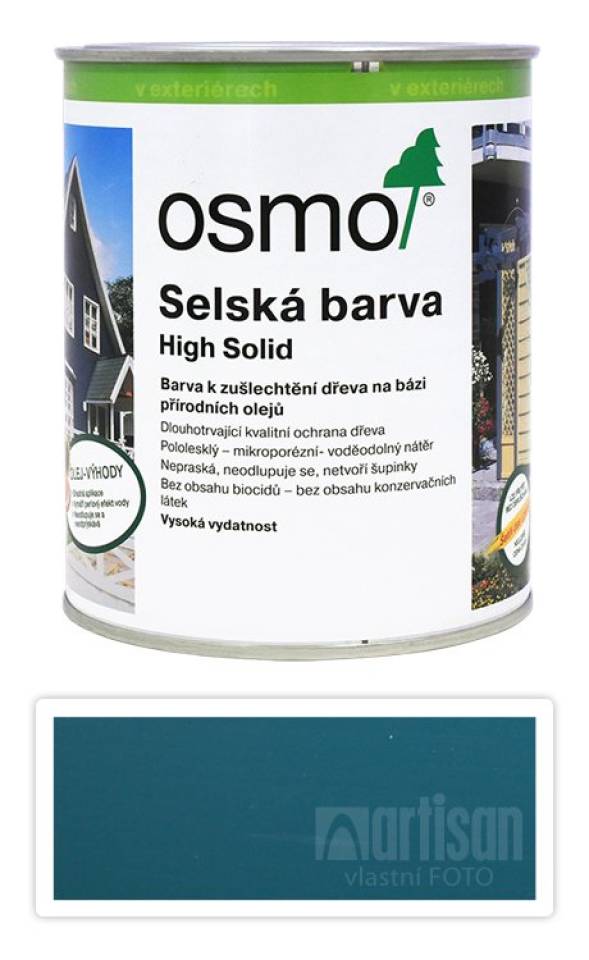 OSMO Selská barva 0.75 l Labrador modrá 2501