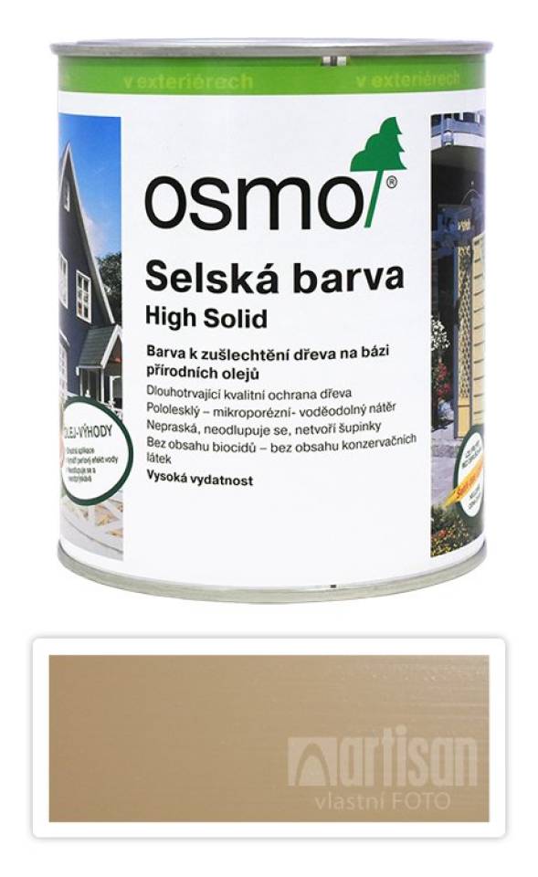OSMO Selská barva 0.75 l Slonová kost 2204