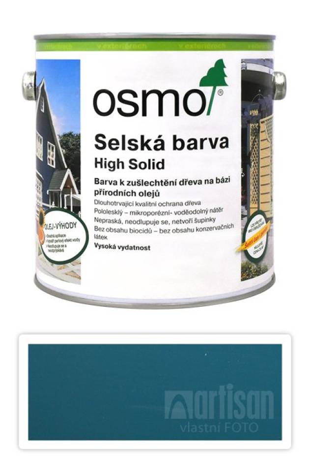OSMO Selská barva 2.5 l Labrador modrá 2501
