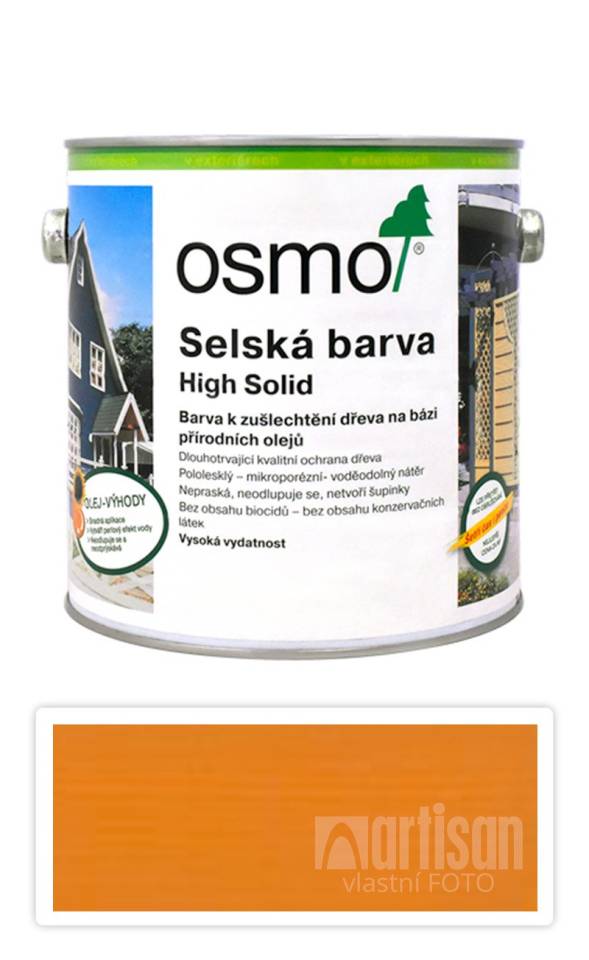 OSMO Selská barva 2.5 l Smrkově žlutá 2203