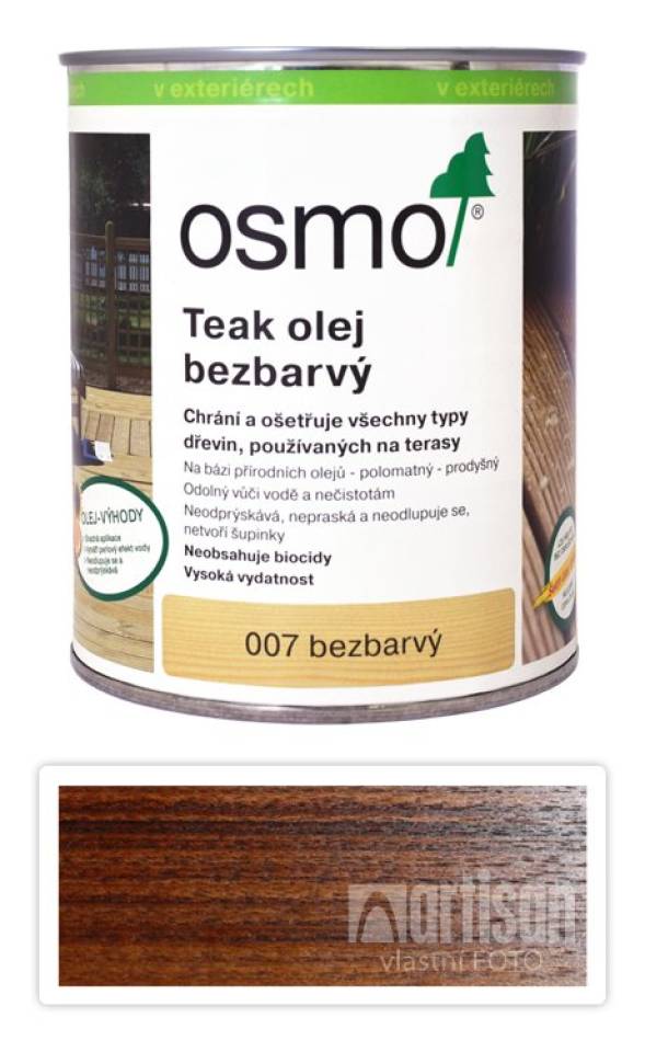 OSMO Speciální olej na terasy 0.75 l Teak bezbarvý 007