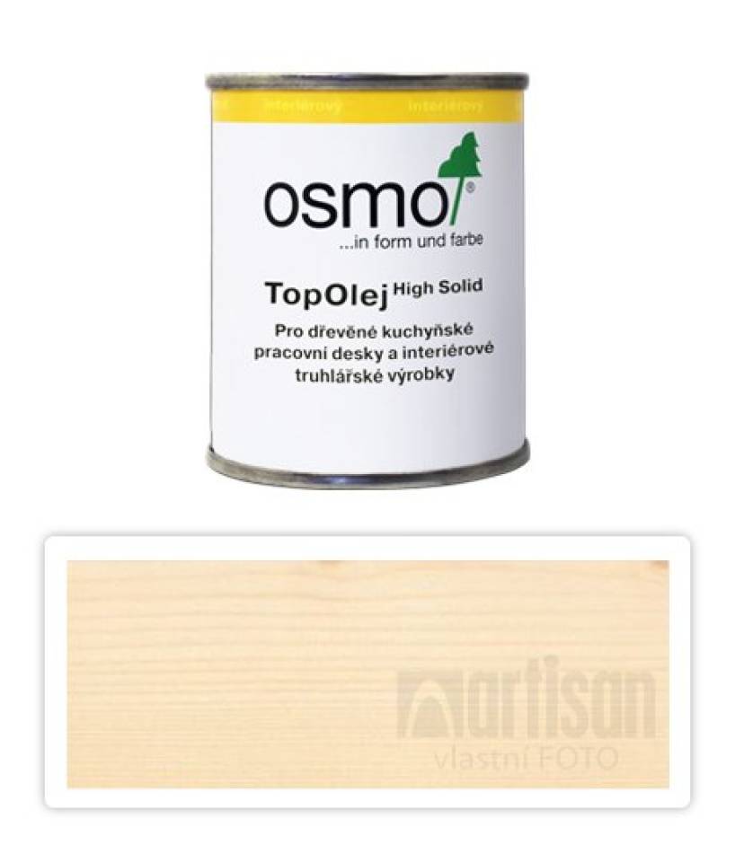 OSMO Top olej na nábytek a kuchyňské desky 0.125 l Přírodní 3068