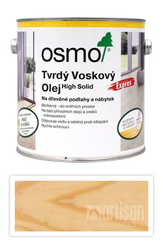 OSMO Tvrdý voskový olej EXPRES 2.5 l Mat 3362