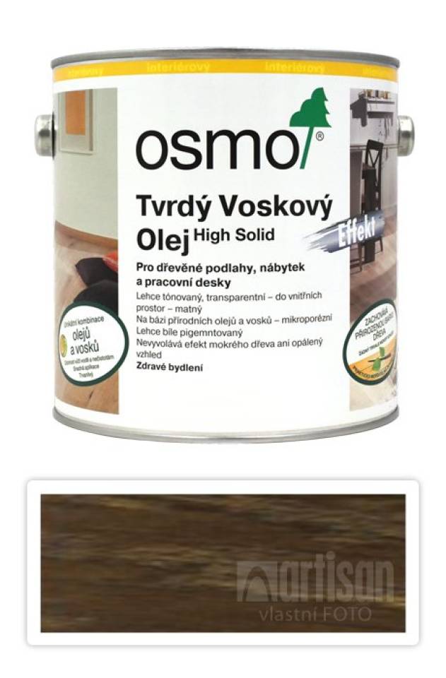 OSMO Tvrdý voskový olej Efekt pro interiéry 2.5 l Zlatý 3092