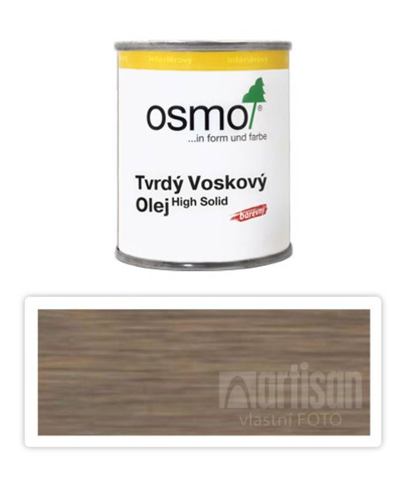 OSMO Tvrdý voskový olej barevný pro interiéry 0.125 l Grafit 3074