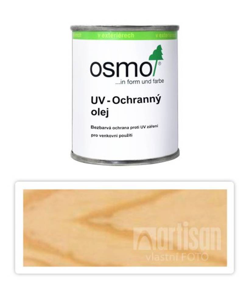 OSMO UV Olej Extra pro interiéry i exteriéry 0.125 l Bezbarvý 410