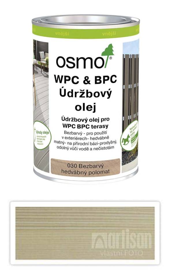 OSMO Údržbový olej na WPC a BPC 1 l Bezbarvý 030