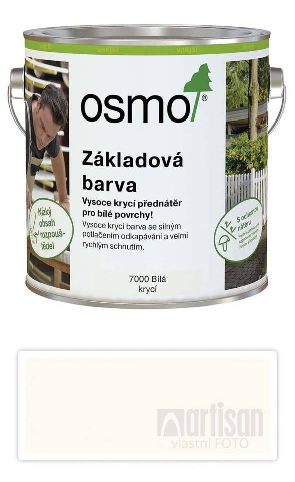 OSMO Základová barva 2.5 l Bílá krycí 7000