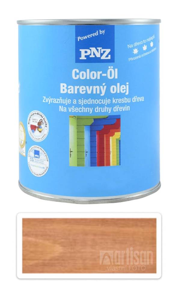 PNZ Barevný olej 0.75 l Meranti / Teak