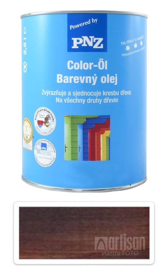 PNZ Barevný olej 2.5 l Merbau