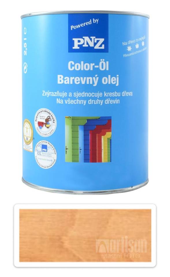 PNZ Barevný olej 2.5 l Modřín