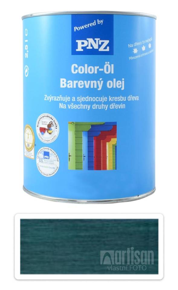 PNZ Barevný olej 2.5 l Petrolejově modrý