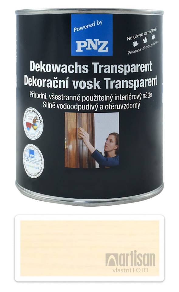 PNZ Dekorační vosk Transparent 0.75 l Bříza