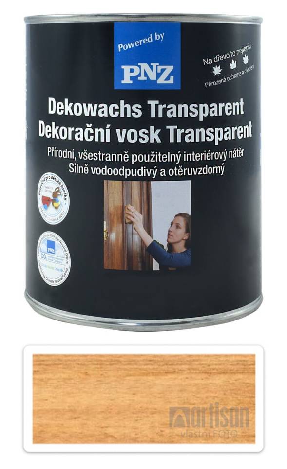 PNZ Dekorační vosk Transparent 0.75 l Dub