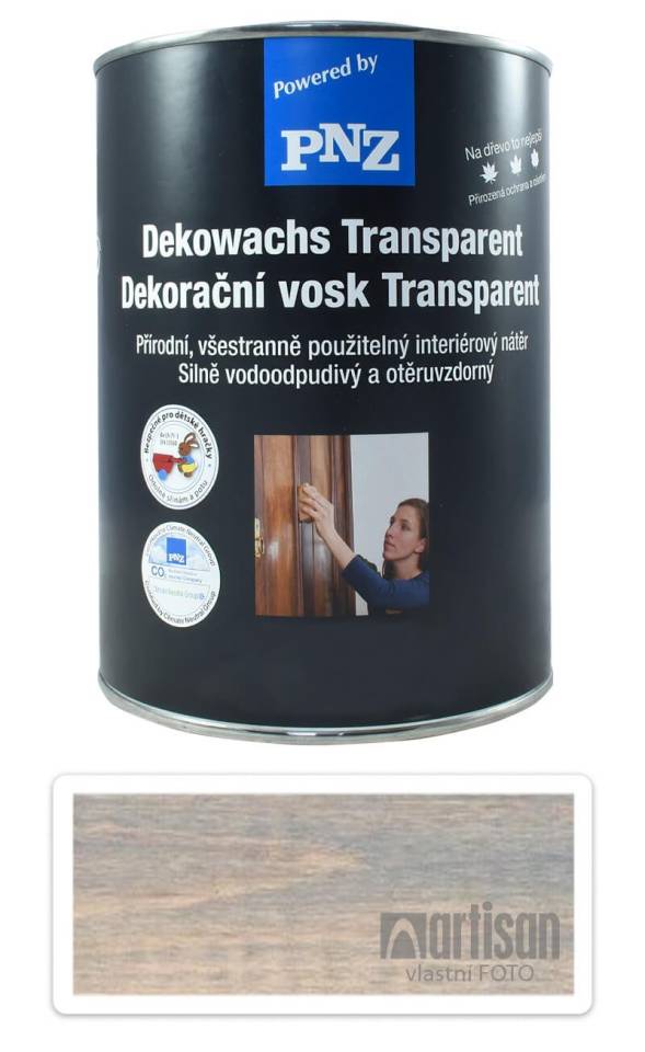 PNZ Dekorační vosk Transparent 2.5 l Holubí modř