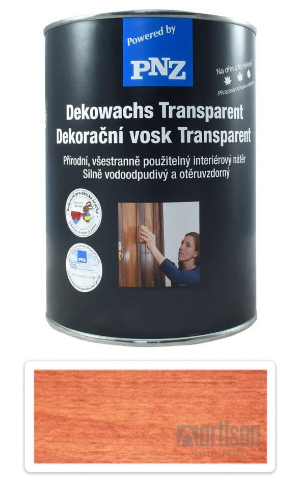 PNZ Dekorační vosk Transparent 2.5 l Mahagon