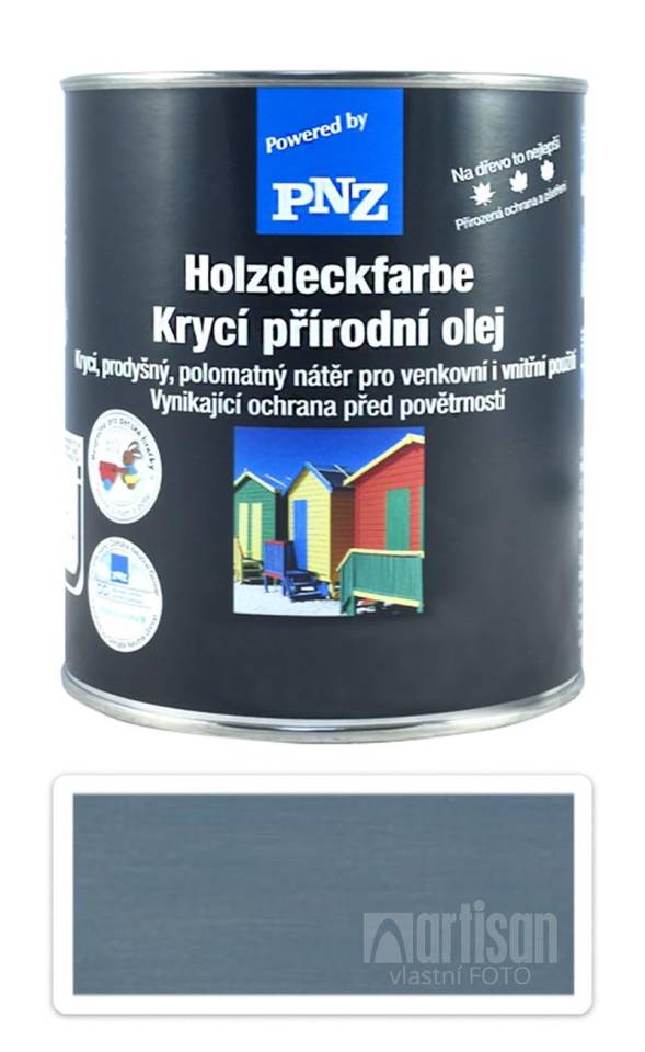 PNZ Krycí přírodní olej 0.75 l Holubí modř