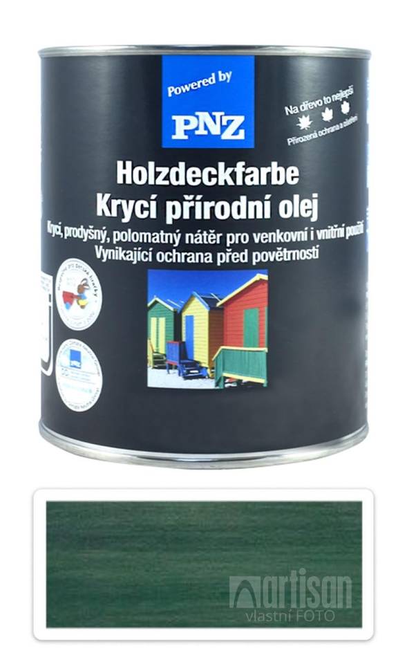 PNZ Krycí přírodní olej 0.75 l Jedlově zelená