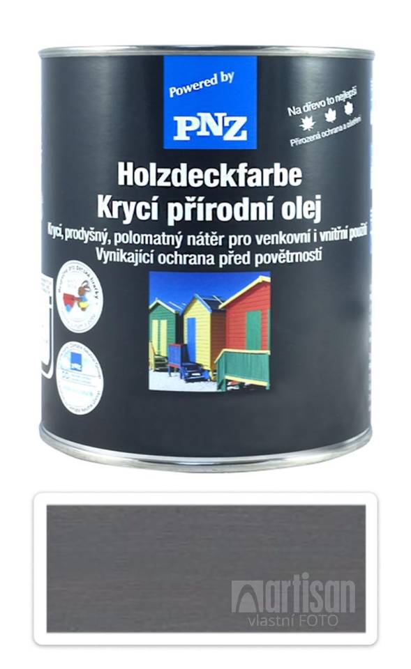 PNZ Krycí přírodní olej 0.75 l Kamenně šedá