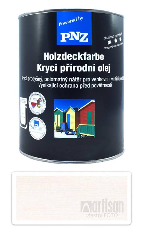 PNZ Krycí přírodní olej 2.5 l Bílá