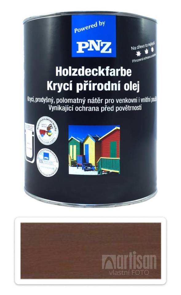 PNZ Krycí přírodní olej 2.5 l Střední hnědá