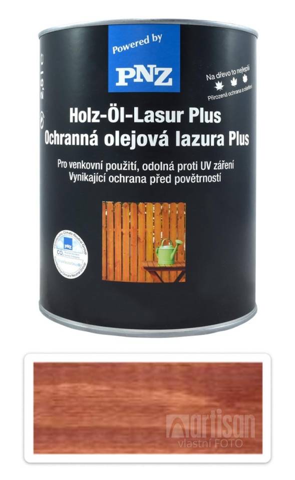 PNZ Ochranná olejová lazura Plus 2.5 l Mahagon