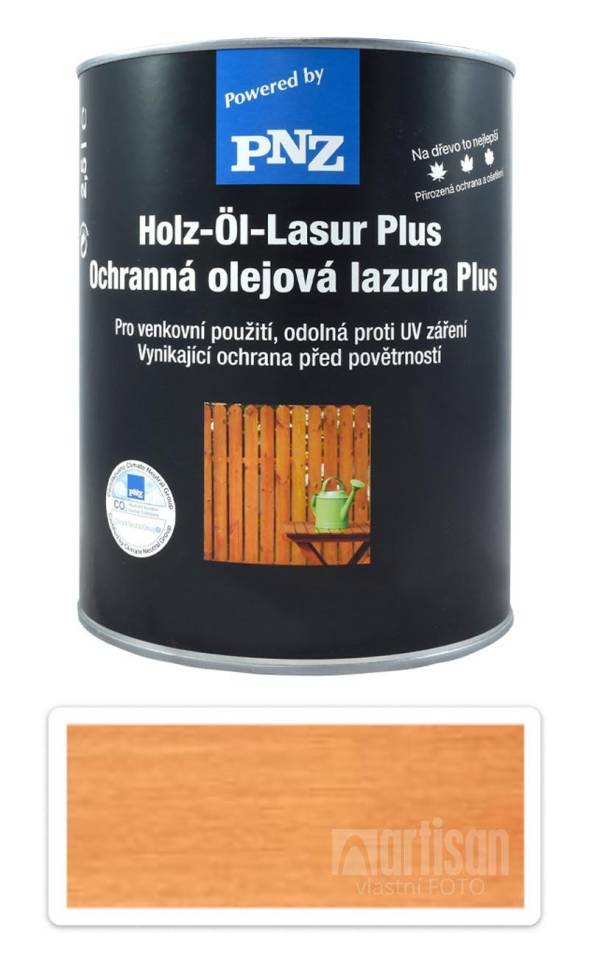 PNZ Ochranná olejová lazura Plus 2.5 l Modřín