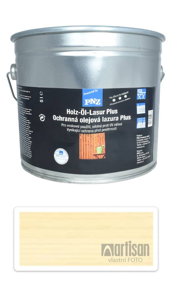 PNZ Ochranná olejová lazura Plus 5 l Bezbarvý