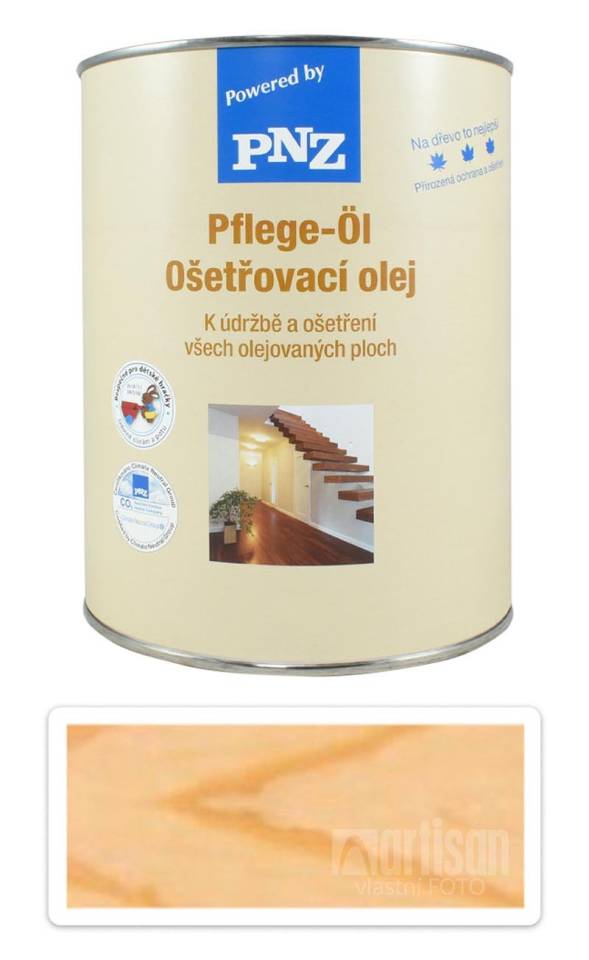 PNZ Olej k ošetření olejovaných povrchů v interiéru 2.5 l Bezbarvý